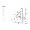 Треугольная пластина из анодированного алюминия Triangle Plate 6*8 (Pair) - «globural.ru» - Междуреченск