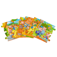 Пазлы Книжка "Три поросенка" - «globural.ru» - Междуреченск