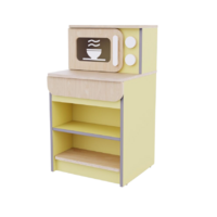 Модуль с микроволновкой из коллекции «НЕГА» (желтый) - «globural.ru» - Междуреченск