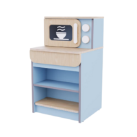 Модуль с микроволновкой из коллекции «НЕГА» (голубой) - «globural.ru» - Междуреченск