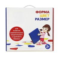 Подвижная развивающая игра "Форма, цвет, размер" - «globural.ru» - Междуреченск