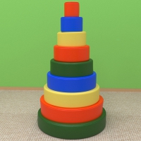 Игровой набор Пирамида Круглая - «globural.ru» - Междуреченск