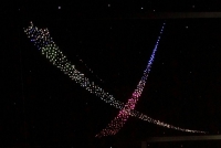 Потолок "Звездное небо с анимационным фибероптическим эффектом метеориты" - «globural.ru» - Междуреченск