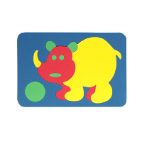 Мозаика "Носорог" - «globural.ru» - Междуреченск