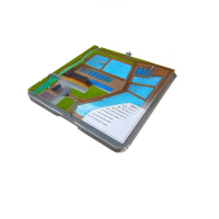 Макет промышленного прудового рыбного хозяйства - «globural.ru» - Междуреченск