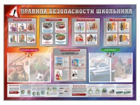 Стенд-уголок "Правила безопасности школьника" - «globural.ru» - Междуреченск