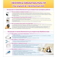 Стенд "Техника безопасности на уроке технологии" - «globural.ru» - Междуреченск