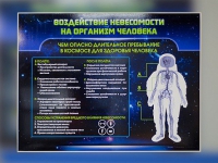 Стенд "Воздействие невесомости на организм человека" - «globural.ru» - Междуреченск