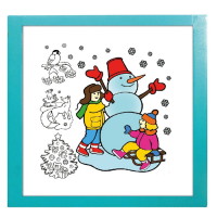 Настенный модуль «Раскраска - 75х75» - «globural.ru» - Междуреченск