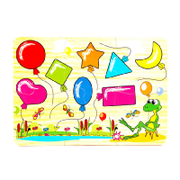 Пазлы большие "Геометрия" - «globural.ru» - Междуреченск