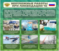 Стенд "Неотложные работы при ликвидации ЧС" - «globural.ru» - Междуреченск