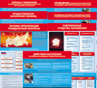 Комплект таблиц Основы гражданской обороны МЧС РФ (13 штук)	 - «globural.ru» - Междуреченск