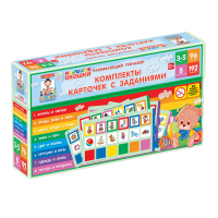 Развивающий тренажёр "Разноцветные окошки" 3-5 лет. Дополнительный набор карточек к базовому комплекту - «globural.ru» - Междуреченск