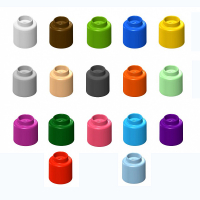  Элемент конструктора одиночный одноцветный Color Blocks 100 штук - «globural.ru» - Междуреченск