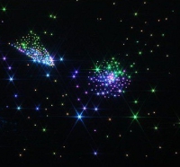 Фиброоптический ковер “Млечный путь” настенный 450 точек 200х100 - «globural.ru» - Междуреченск