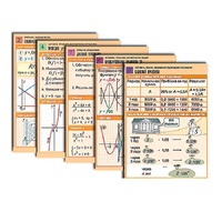 Комплект таблиц по всему курсу алгебры (50 шт., А1, полноцв, лам.) - «globural.ru» - Междуреченск