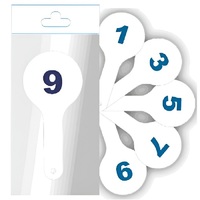 Касса-веер цифр от 0 до 9 - «globural.ru» - Междуреченск