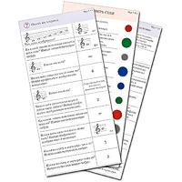 Комплект карточек (10) "Обучающий калейдоскоп. Музыкальные термины" - «globural.ru» - Междуреченск