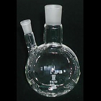 Колба круглодонная с двумя горловинами и шлифами 100 мл. - «globural.ru» - Междуреченск