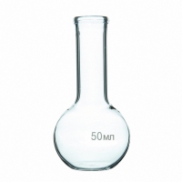 Колба плоскодонная 50 мл. - «globural.ru» - Междуреченск