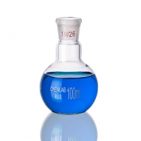 Колба плоскодонная со шлифом 100 мл. - «globural.ru» - Междуреченск