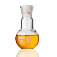 Колба плоскодонная со шлифом 50 мл. - «globural.ru» - Междуреченск