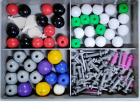 Комплект моделей атомов для составления моделей молекул со стержнями лабораторный - «globural.ru» - Междуреченск