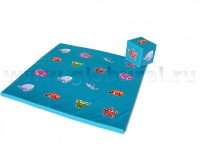 Игровой детский мат «Море» с кубиком (ВИК) - «globural.ru» - Междуреченск