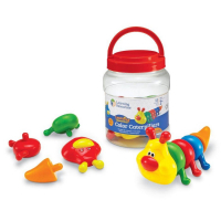 Игра на сенсомоторное развитие "Цветные гусеницы" - «globural.ru» - Междуреченск