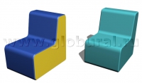 Прямоугольный стул 50*60*60/32см (ВИК) - «globural.ru» - Междуреченск