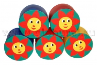 Пуфик «Солнышко» d=60*30см (ВИК) - «globural.ru» - Междуреченск
