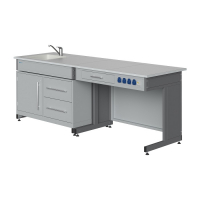 Стол демонстрационный (с раковиной, подводкой и отведением воды, сантехникой, электрическими розетками, автоматами аварийного отключения тока) - «globural.ru» - Междуреченск