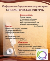 Стенд "Стилистические фигуры" в ассортименте - «globural.ru» - Междуреченск