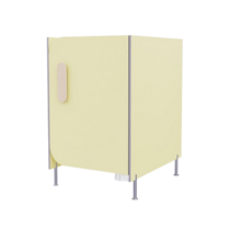 Гигиеническая кабинка из коллекции «НЕГА» (цвет желтый) - «globural.ru» - Междуреченск