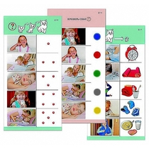 Комплект карточек (10) "Обучающий калейдоскоп для ДО. Познание. Мой день" - «globural.ru» - Междуреченск