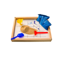 Игровой набор для экспериментов с песком "Песочница малая" (настольная, бук) - «globural.ru» - Междуреченск