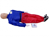Тренажер-манекен взрослого пострадавшего "Александр-04" для отработки приемов сердечно-легочной реанимации (голова, туловище, конечности) с контроллером - «globural.ru» - Междуреченск