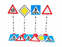 Комплект стоек "Дорожные знаки №2" - «globural.ru» - Междуреченск
