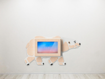 «Медведь» -Декоративная сенсорная панель 32" - «globural.ru» - Междуреченск