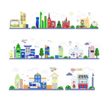 Набор декоративно- развивающих панелей «Городская среда» - «globural.ru» - Междуреченск