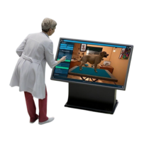 Виртуальный учебный комплекс «Процедурный тренажер ветеринарного врача». Комплектация интерактивный стол - «globural.ru» - Междуреченск