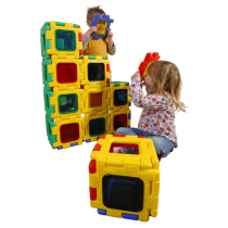 Набор Полидрон Гигант "Комплект встраиваемых цветных окон". Дополнительный набор - «globural.ru» - Междуреченск