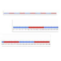 Нумирошка. Числовая прямая 0-100 по методике Нумикон - «globural.ru» - Междуреченск