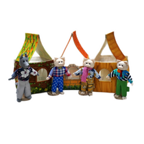 Набор шагающих кукол к сказке "Три поросенка" - «globural.ru» - Междуреченск
