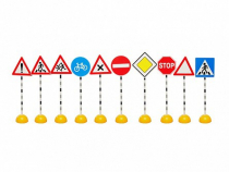 Комплект стоек "Дорожные знаки № 1" - «globural.ru» - Междуреченск