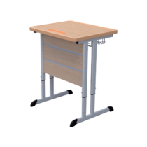 Стол ученический одноместный на плоскоовальной трубе 3-7 гр.р. - «globural.ru» - Междуреченск