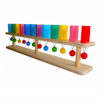 Тактильно-развивающая панель "Разноцветное домино" (настенный модуль, 12 домино) - «globural.ru» - Междуреченск