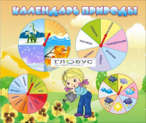 Стенд "Календарь природы" (вариант 1) - «globural.ru» - Междуреченск
