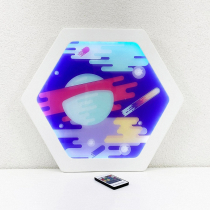 Декоративная тактильная панель с подсветкой - «Сатурн» - «globural.ru» - Междуреченск