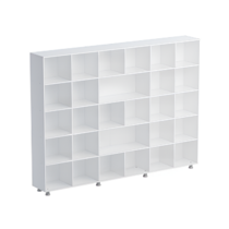 Шкаф-стеллаж без дверок (белый) - «globural.ru» - Междуреченск